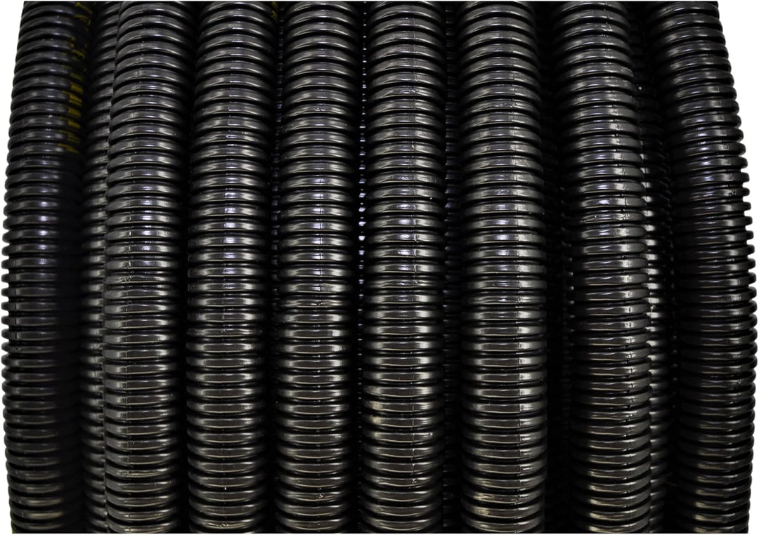 Megaastore Flexibles Leerrohr Wellrohr 750N Schwarz| Klassifizierung M16-50m Kabelschutz Schutz Rohr