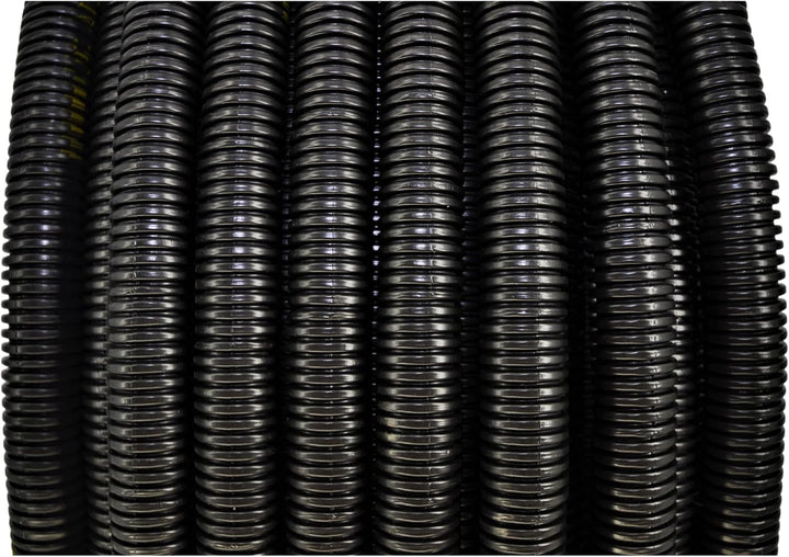 Megaastore Flexibles Leerrohr Wellrohr 750N Schwarz| Klassifizierung M16-50m Kabelschutz Schutz Rohr