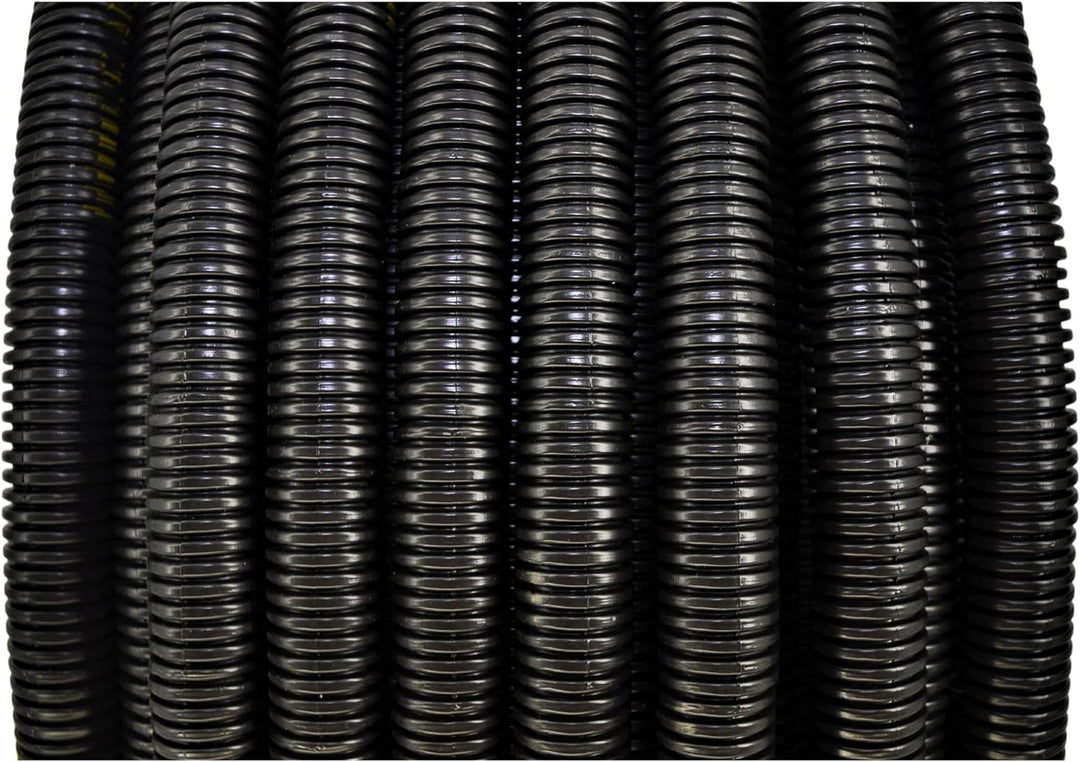Megaastore Flexibles Leerrohr Wellrohr 750N Schwarz| Klassifizierung M32 Kabelschutz Schutz Rohr ung