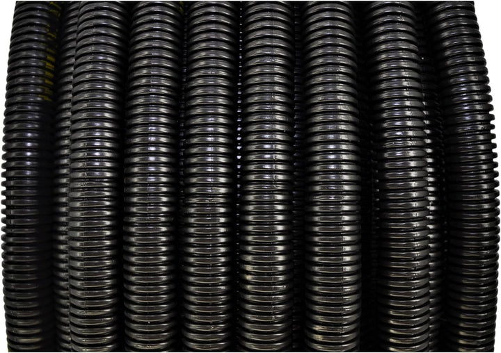 Megaastore Flexibles Leerrohr Wellrohr 750N Schwarz| Klassifizierung M32 Kabelschutz Schutz Rohr ung