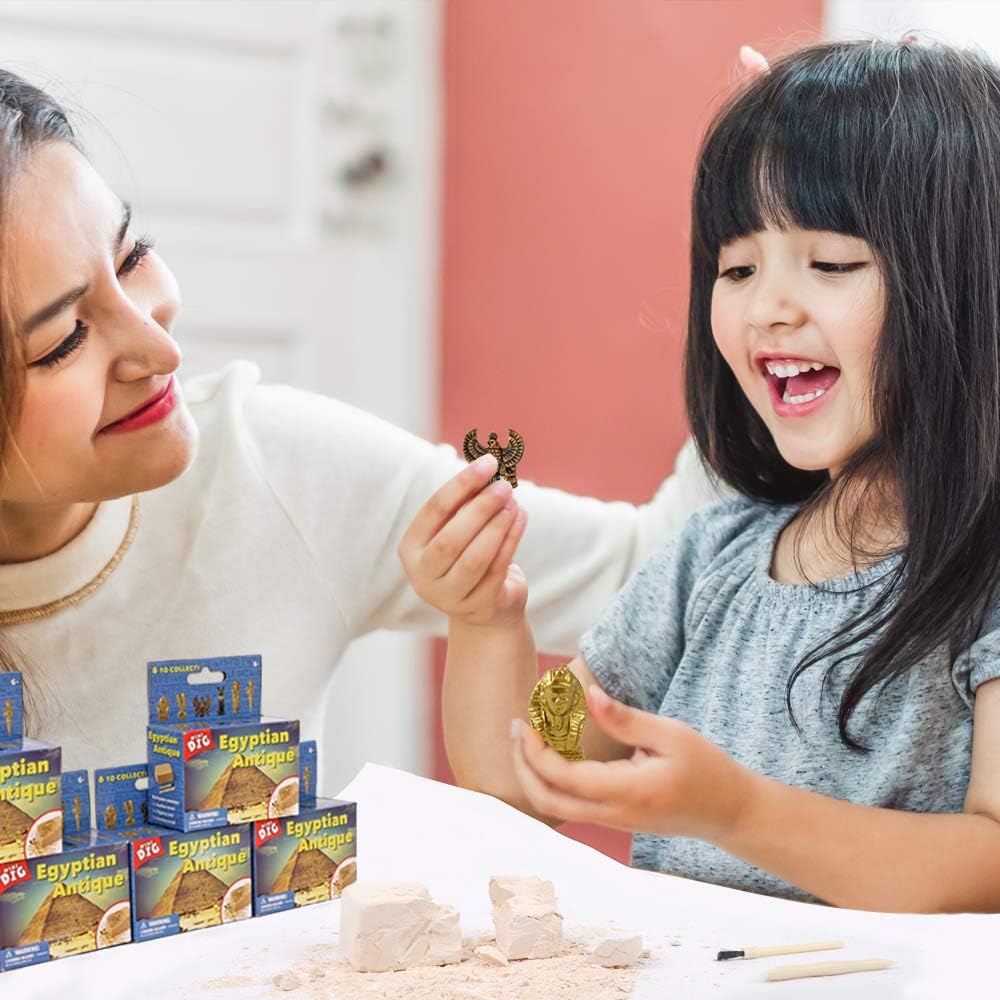 Ägypten Ausgrabungsset Kinder Ägypten Ausgraben Spielzeug Figuren Archäologie Geschenk Wissenchaft A