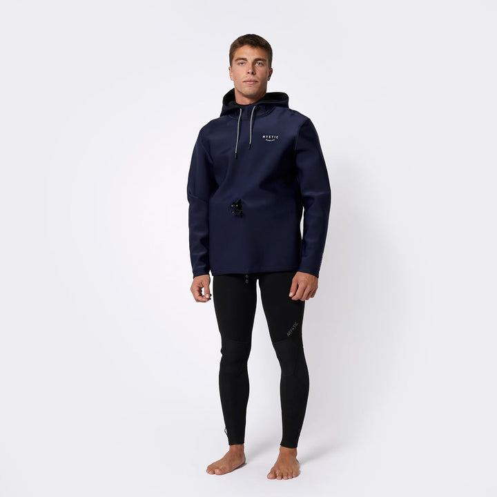 Mystic Mens Haze 2mm Neoprene Hoodie 35017.230340 - Navy, S