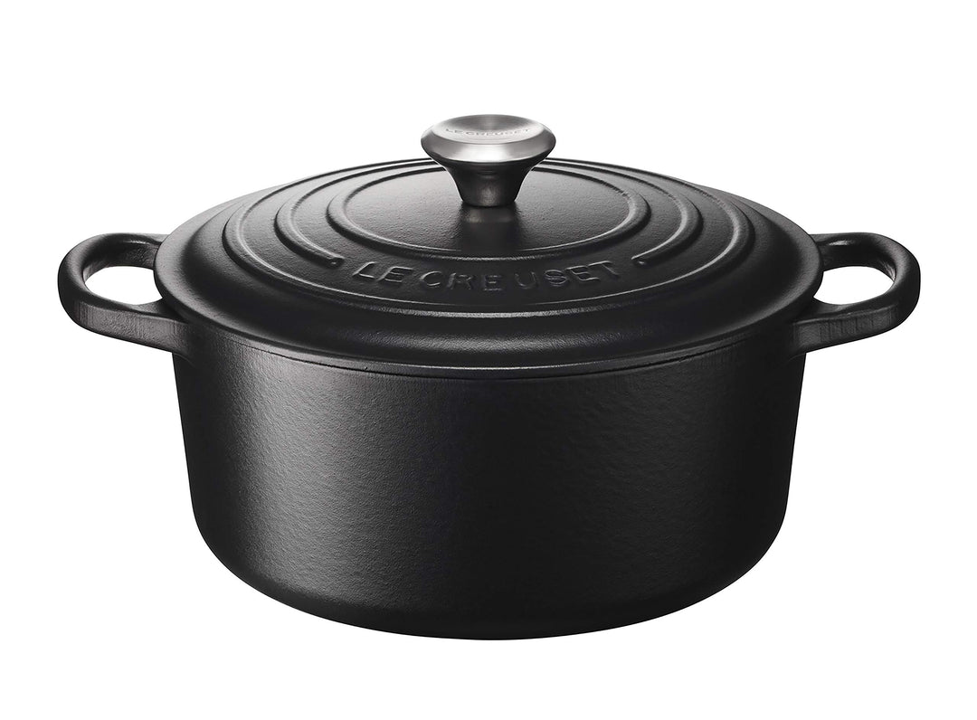 Le Creuset Signature Gusseisen-Bräter mit Deckel, Ø 22 cm, Rund, Für alle Herdarten und Induktion ge