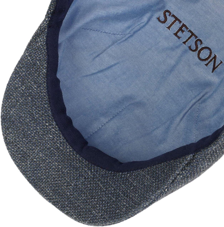 Stetson Texas Taleco Flatcap Herren - Made in The EU - Aus Schurwolle &amp; Leinen - Gefüttert mit hohem