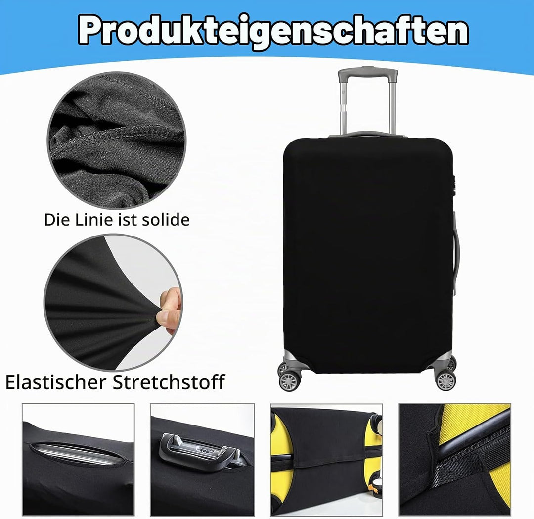 KEAGAN 3 Stück Koffer Schutzhülle Elastisch Kofferhülle Reise Kofferschutzhülle Gepäck Cover Kofferh