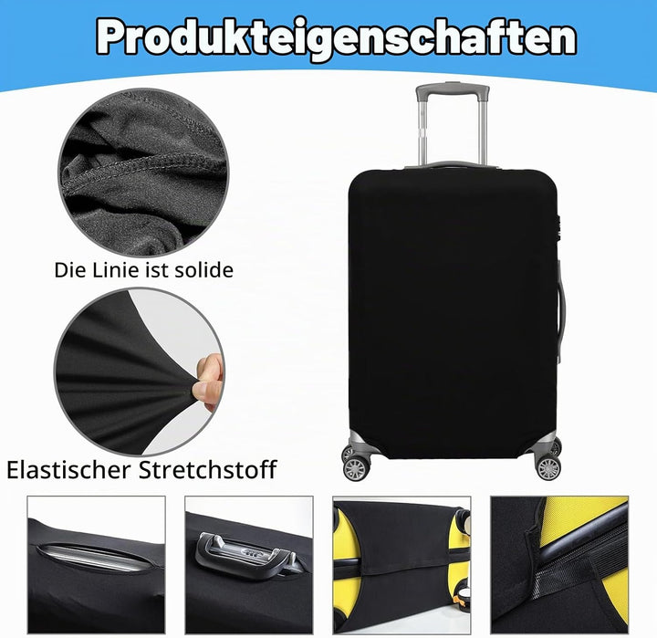 KEAGAN 3 Stück Koffer Schutzhülle Elastisch Kofferhülle Reise Kofferschutzhülle Gepäck Cover Kofferh