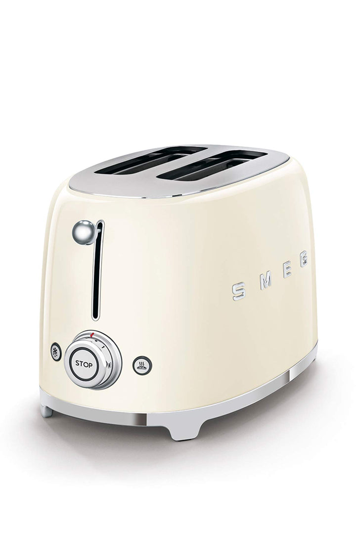 Smeg TSF01CREU Toaster 2 Scheiben, creme