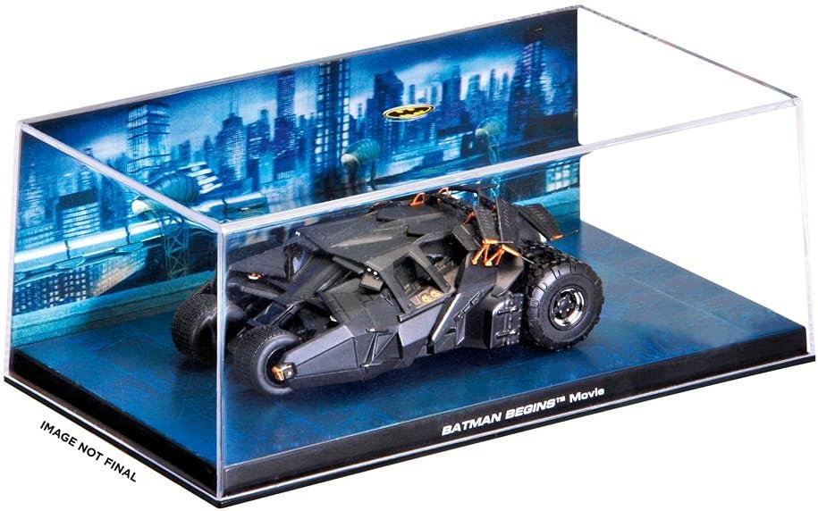 Eaglemoss MBAEN004 30800606625 Batman Begins Batmobile Fahrzeug Massstab 1:43, Bunt, único