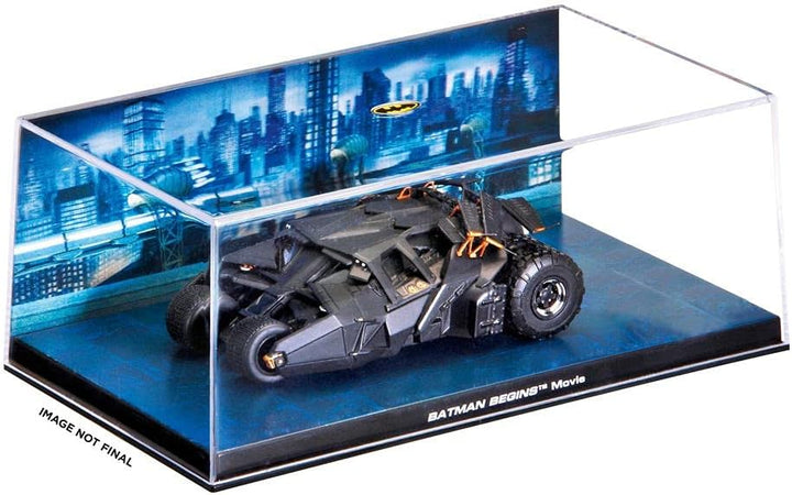 Eaglemoss MBAEN004 30800606625 Batman Begins Batmobile Fahrzeug Massstab 1:43, Bunt, único