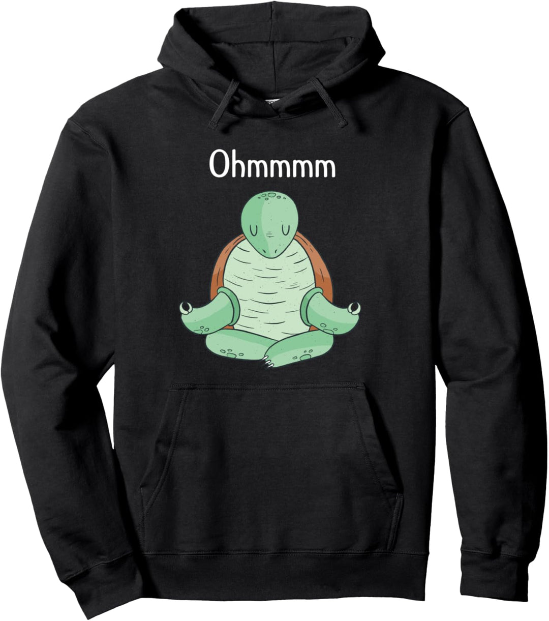 Ohmmm Yoga Schildkröte Entspannung Meditation Pullover Hoodie