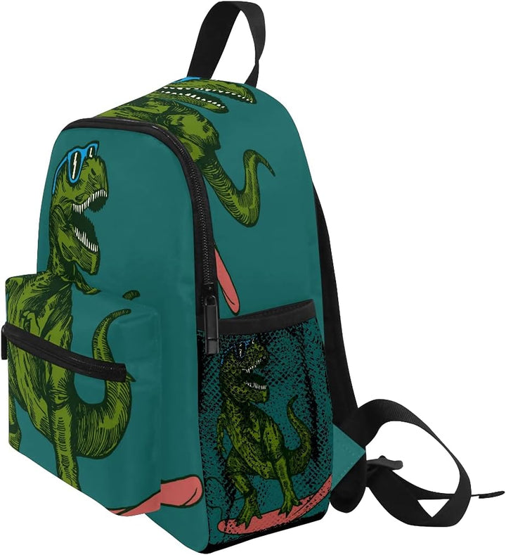 Blauer Dinosaurier-Rucksack für Kleinkinder, niedlicher Kinder-Rucksack für Kinder, Jungen, Kinderga