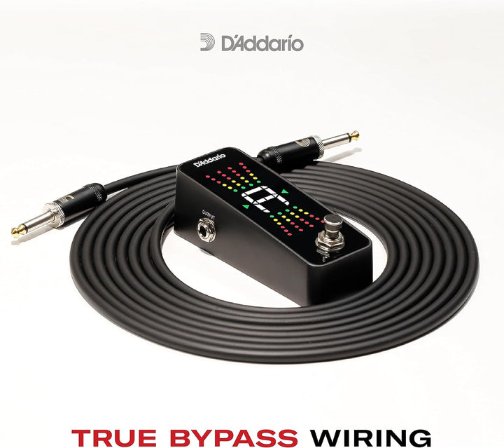 D'Addario PW-CT-20 Chromatisches Pedal-Stimmgerät Pedal-Tuner, Pedal-Tuner