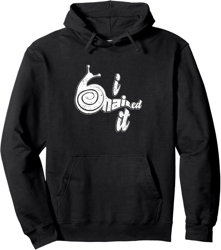 Ich habe es geschnitzt Lustige positive Leistung Schnecke Pullover Hoodie