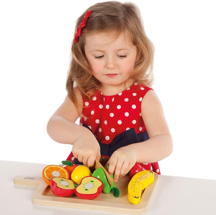 Tidlo Wooden Cutting Fruits Set