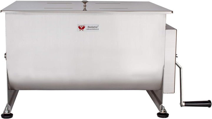 Beeketal 'FMD60' Gastro Marinator Vermenger aus Edelstahl mit ca. 60 Liter Volumen, 2 Butterfly-Misc