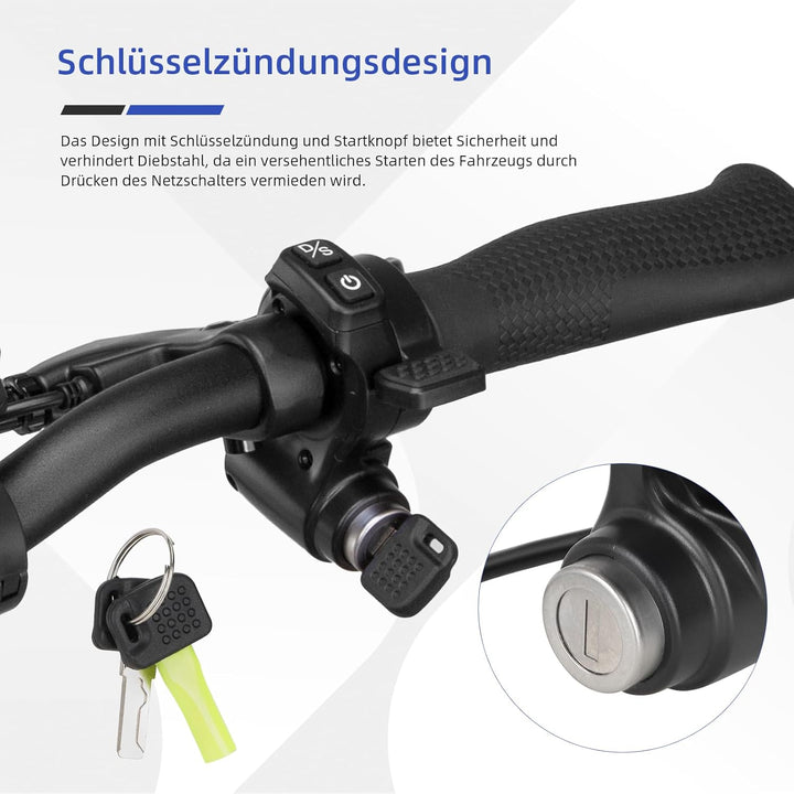 ulip Daumengas Elektroroller Kurzwahl Daumen Beschleuniger Trigger Shifter Dial für Kukirin G2 Maste