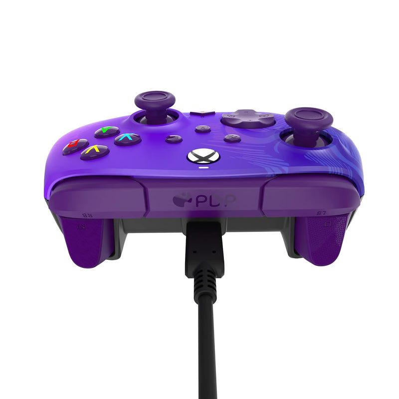 PDP REMATCH XBOX verkabelt Controller lila Fade für XBOX Series X|S, XBOX One, Offiziell Lizenziert