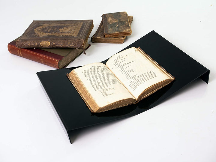 JOURIST Buchwiege für Aufsichtscanner und Buchscanner. Für Scanfläche bis A3. Aus schwarzem Acryl.