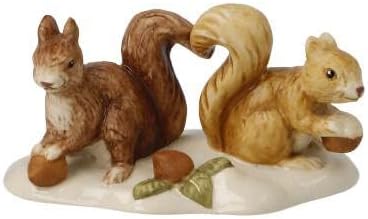 Goebel Figur Eichhörnchen auf Futtersuche - Winterwald Weihnachten 4cm Mehrfarbig, 4cm Mehrfarbig