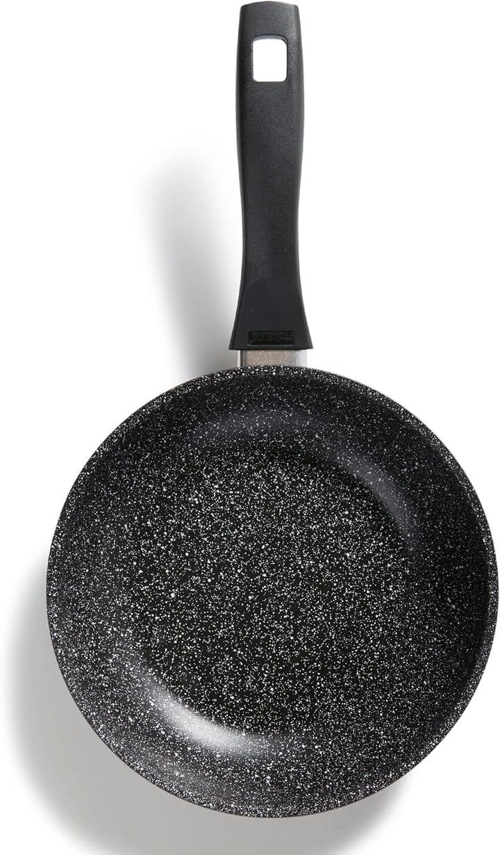 STONELINE Made in Germany Bratpfanne 20 cm, antihaft beschichtete Pfanne mit echten Steinpartikeln,