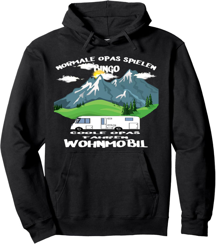 Coole Opas Fahren Wohnmobil Reisemobil Camping Camper Urlaub Pullover Hoodie