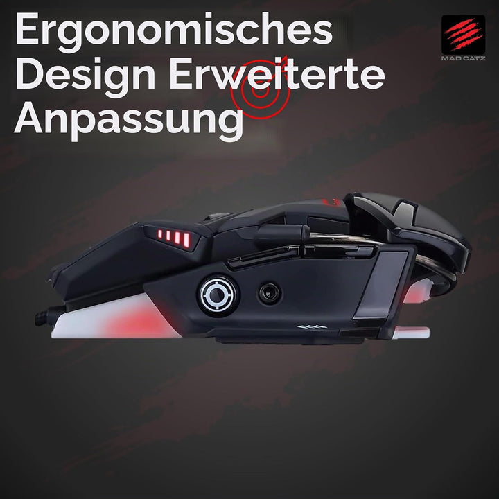 MadCatz R.A.T. 4+ Optical Gaming Mouse, Black R.A.T. 4+ Black, R.A.T. 4+ Black