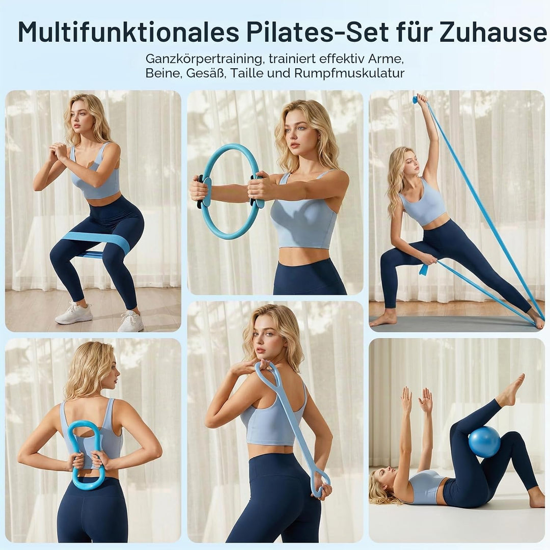 Pilates Kit Pilates Set für Zuhause Home Pilates Kit für Frauen 13 Stück Pilates Set Home Pilates Es