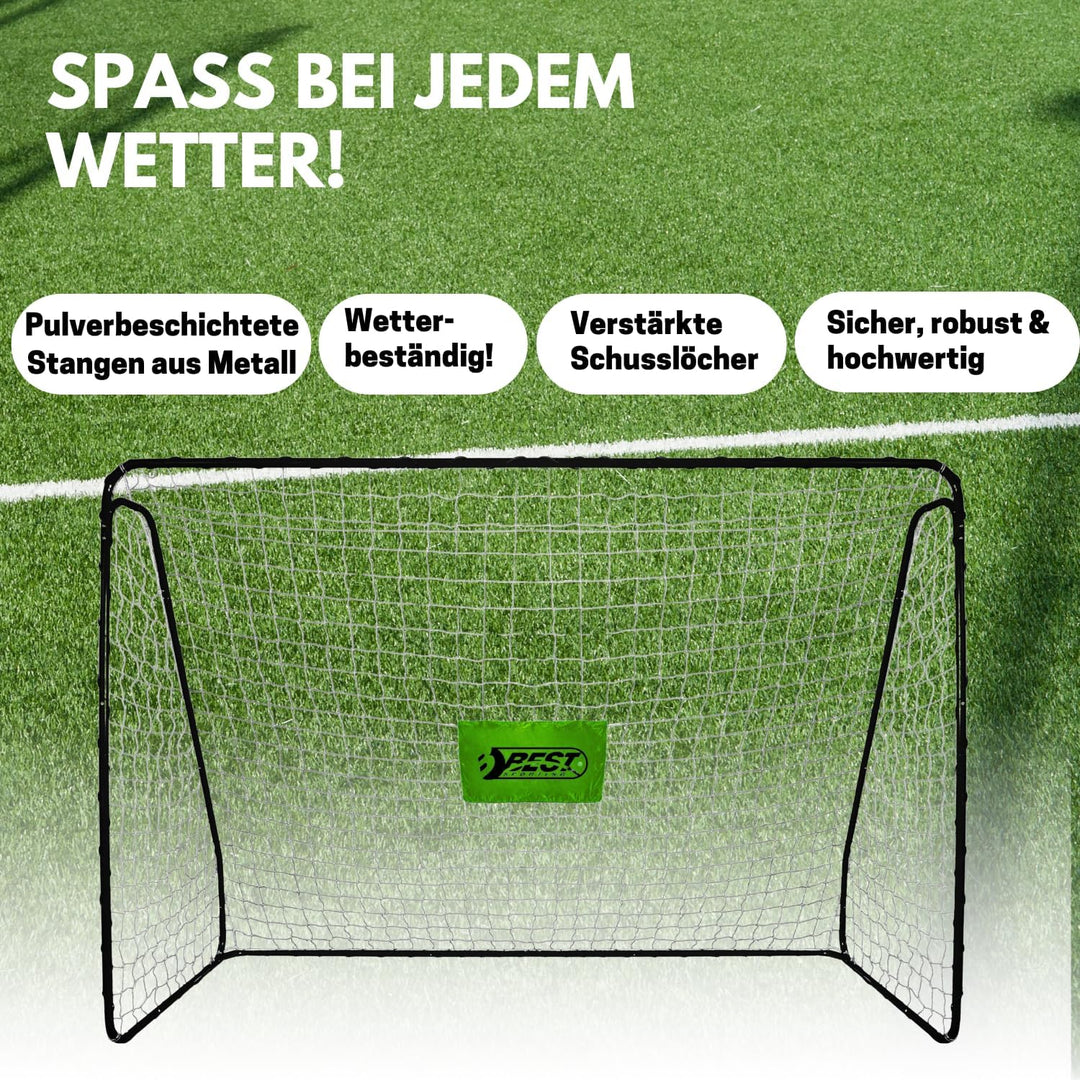 Best Sporting Fussballtor mit Torwand I Fussballtor Kinder mit verschiedenen Farbmotiven I Fussball