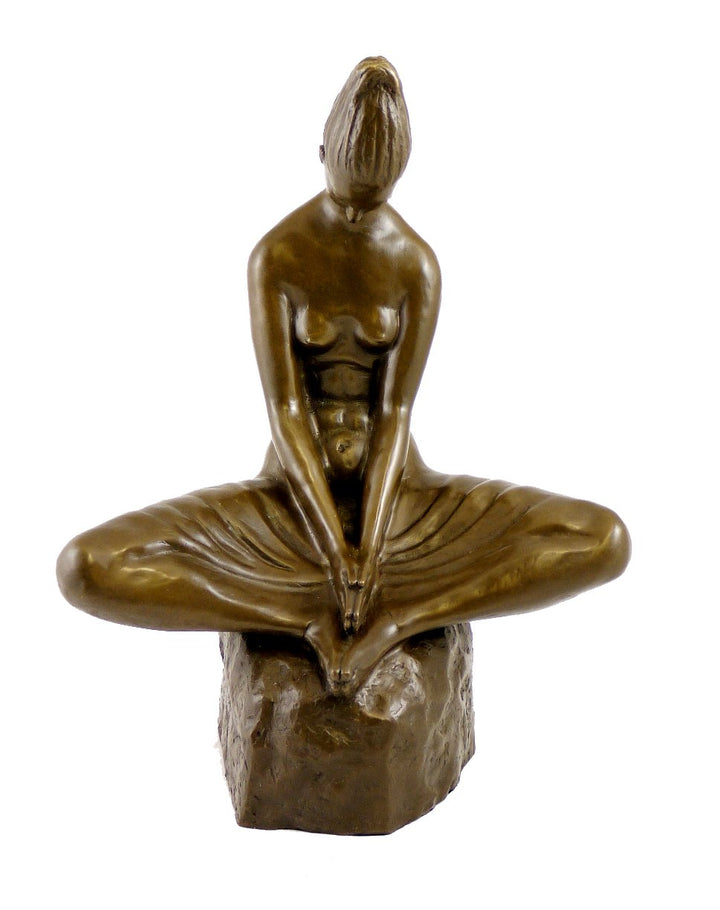 Kunst & Ambiente - Moderne Bronzefigur - Vestal Virgin - signiert - Ivan Mestrovic Skulptur - Figur
