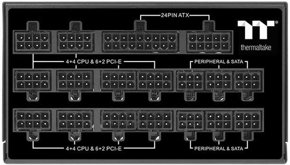 Thermaltake Toughpower TF1 1550W TT Premium Edition | PC-ATX-Netzteil | 80-Plus-Titanium | Voll-modu