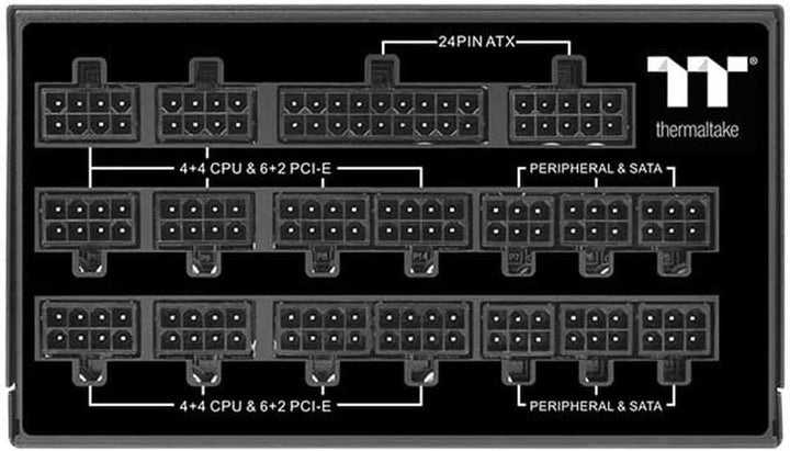 Thermaltake Toughpower TF1 1550W TT Premium Edition | PC-ATX-Netzteil | 80-Plus-Titanium | Voll-modu