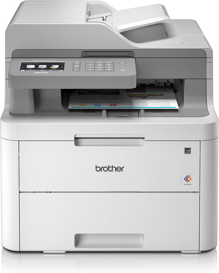 Brother DCP-L3550CDW A4 Farblaserdrucker, Wireless und PC verbunden, Drucken, Kopieren, Scannen und