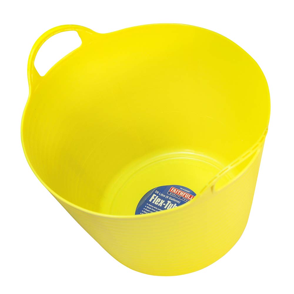 Faithfull - FLEX15Y Polyethylen Flex Badewanne 28L Gelb - FAIFLEX28Y