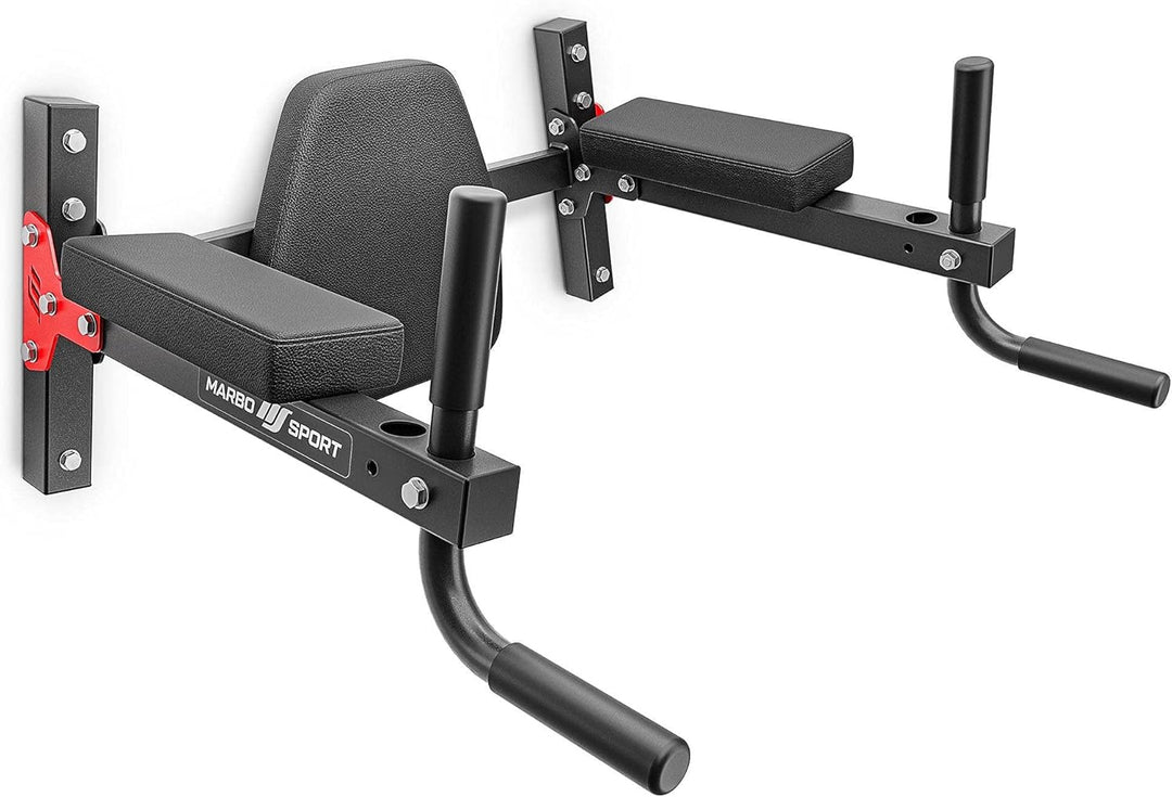 Marbo Sport Dip-Station zur Wandbefestigung Dip Station Klimmzug Klimmzugstange MH-D101