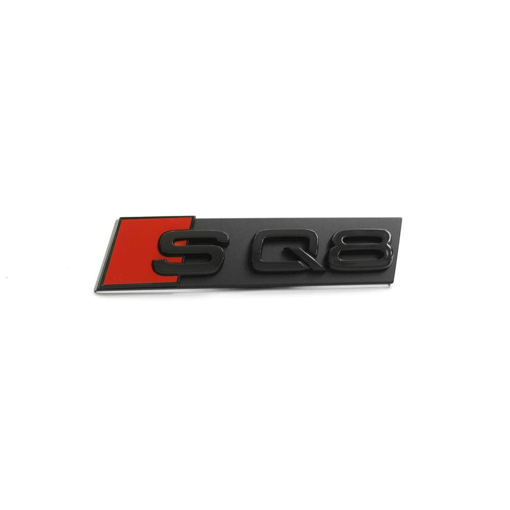 Audi 4M8071805 Schriftzug SQ8 Clip schwarz/rot Tuning Exclusive Kühlergrill Black Edition Emblem