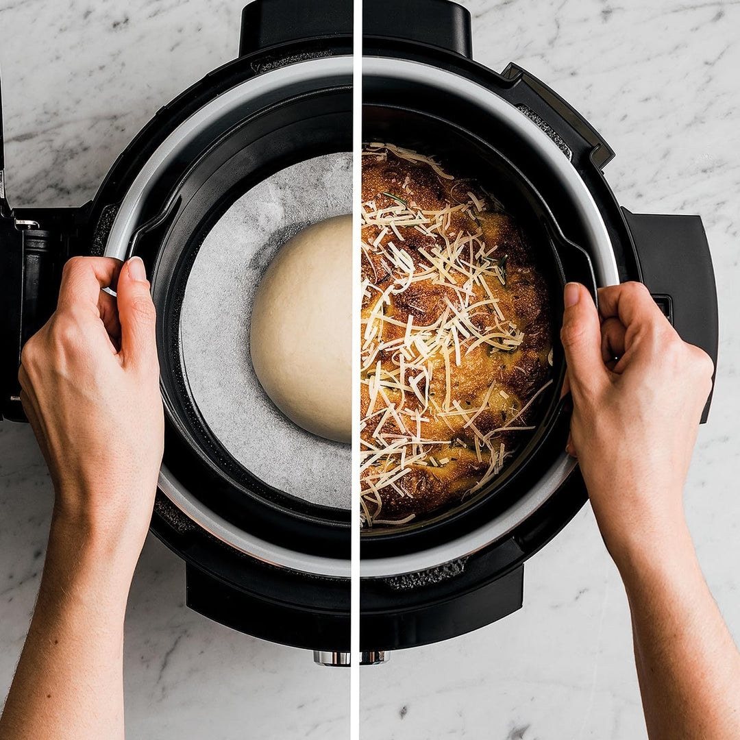 Ninja Foodi MAX 12-in-1 SmartLid-Multikocher [OL650EU], Schnellkochtopf & Heissluftfritteuse, 3 Modi