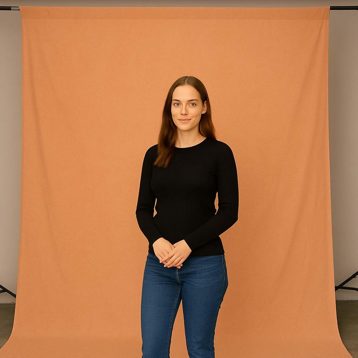 Walimex Stoffhintergrund 2,85 x 6m pfirsich, pfirsich