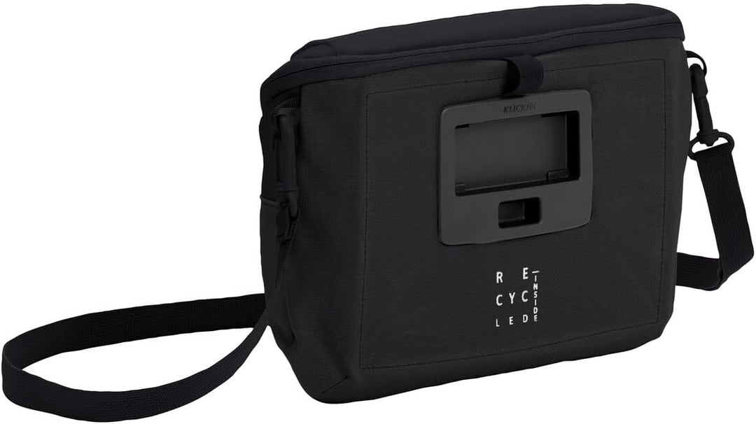 VAUDE Fahrrad 2in1 Lenkertasche &amp; Umhängetasche CityBox Bike II, 4 Liter Volumen, Black, Einheitsgrö