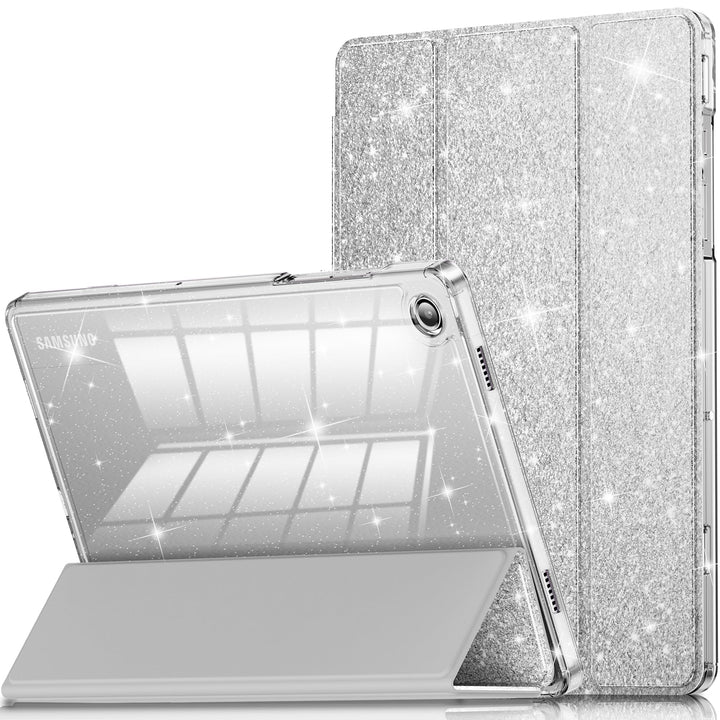 INFILAND Hülle für Samsung Galaxy Tab A11+/A9+11 Zoll (2023/2025),Glitzernde Schutzhülle mit funkeln