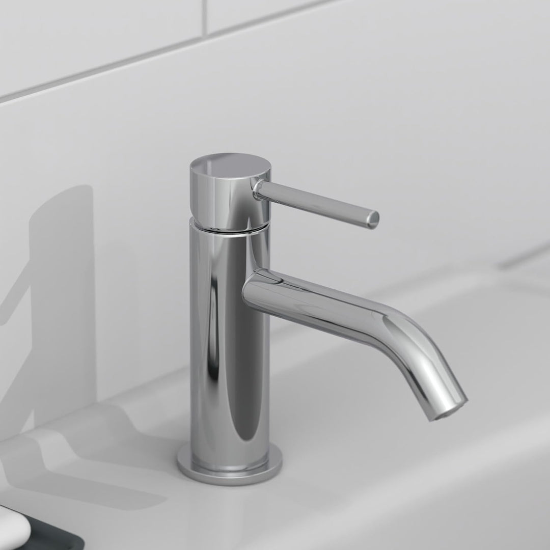 SCHÜTTE Kaltwasserhahn ARAGON 37955, Wasserhahn Bad nur für Kaltwasser, Waschtischarmatur im Gäste-W