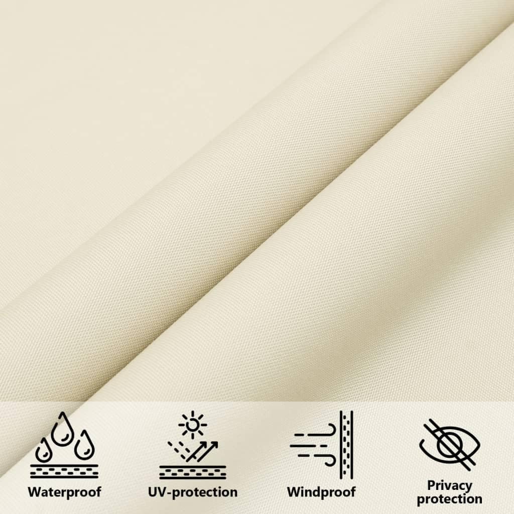 vidaXL Sonnensegel Wasserfest Sonnenschutz Windschutz Sonnendach UV Schutz Garten Terrasse Balkon Ox