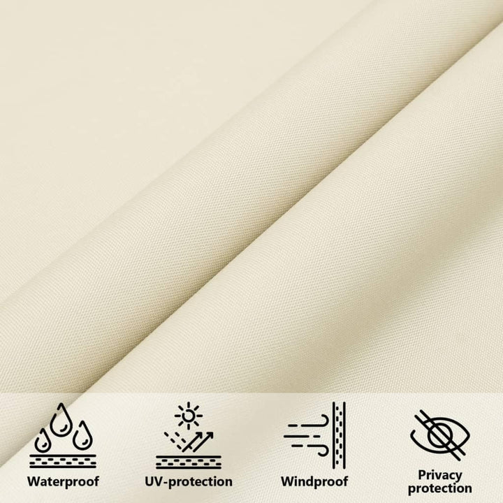 vidaXL Sonnensegel Wasserfest Sonnenschutz Windschutz Sonnendach UV Schutz Garten Terrasse Balkon Ox