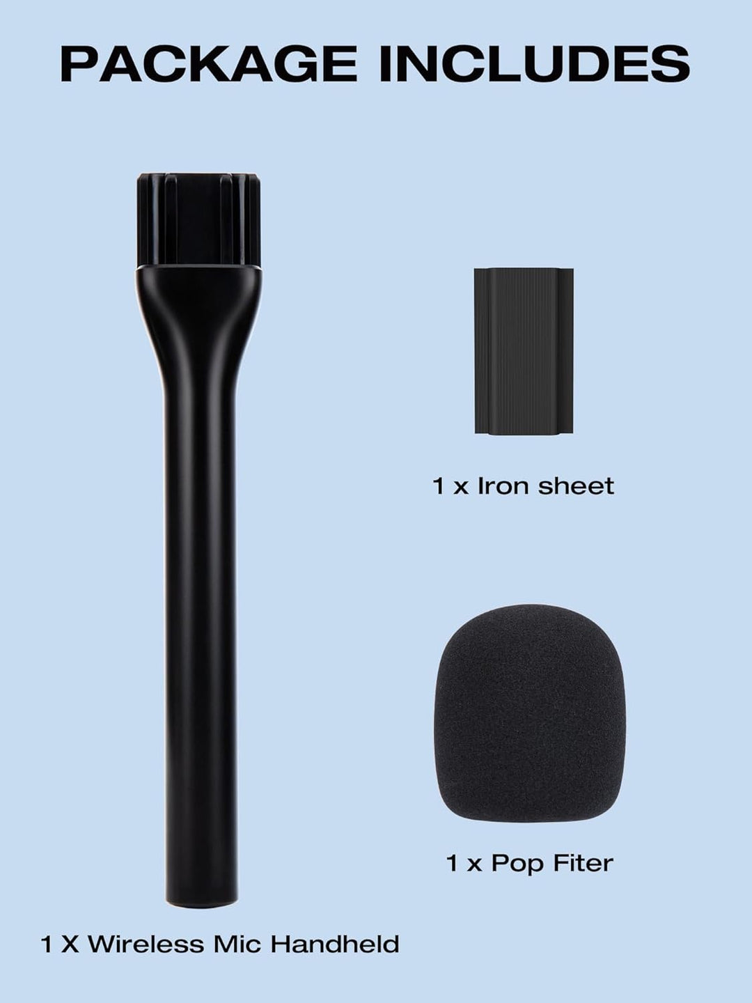 SUNMON Magnetischer kabelloser Mikrofonhalter für DJI Mic Mini, Mikrofonständer für DJI Mic1/2, trag