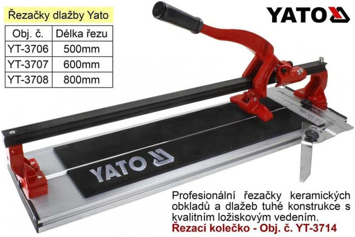Yato TILE CUTTING MACHINE 600MM, YT-3707