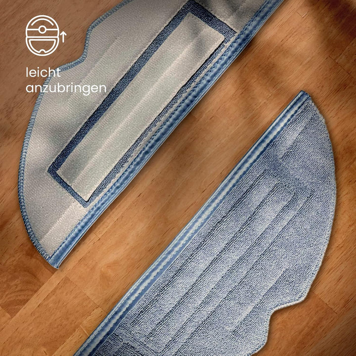 BiOHY Wischtücher Set (12er-Set) | kompatibel mit Roborock S8, S7, S7 +, MaxV Ultra, S7 Pro Ultra |