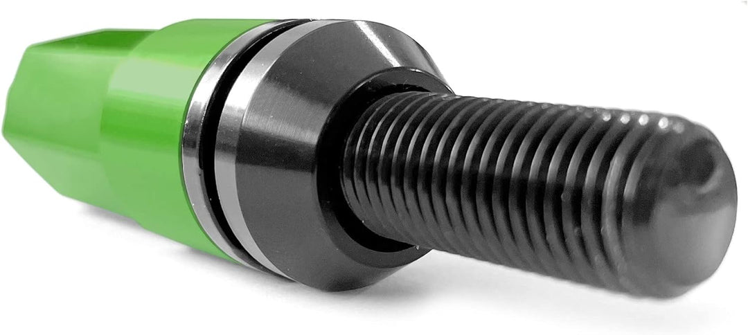 OMP SPEED Set 20 Radschrauben schwarz mit metrischer M12X1,5 Schlüssel 17-19 lang Gewinde 28 mm mit