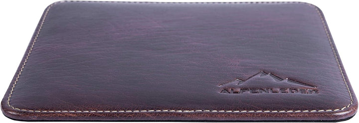 Alpenleder Mousepad Glarus - Handgefertigt, Nachhaltiges Bio-Leder Aus Regionaler Landwirtschaft | M