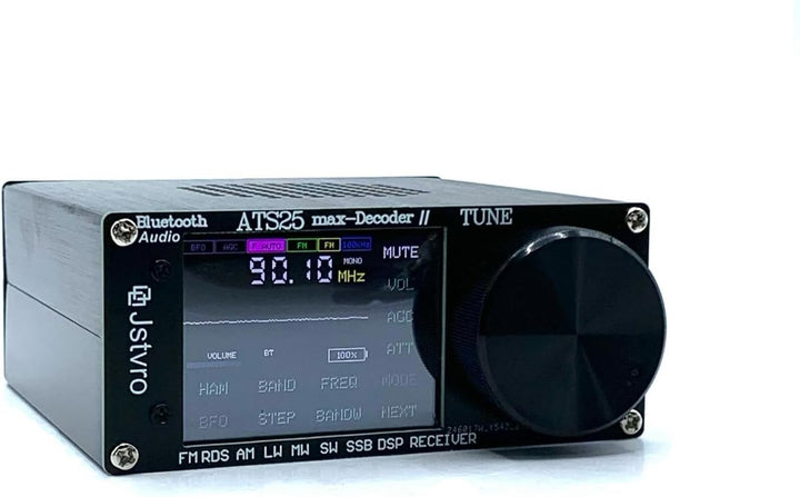 Irfora ATS-25MAX Decoder V2 2,4-Zoll-Touchscreen Tragbarer Vollband-Radioempfänger mit HAM-Frequenzm