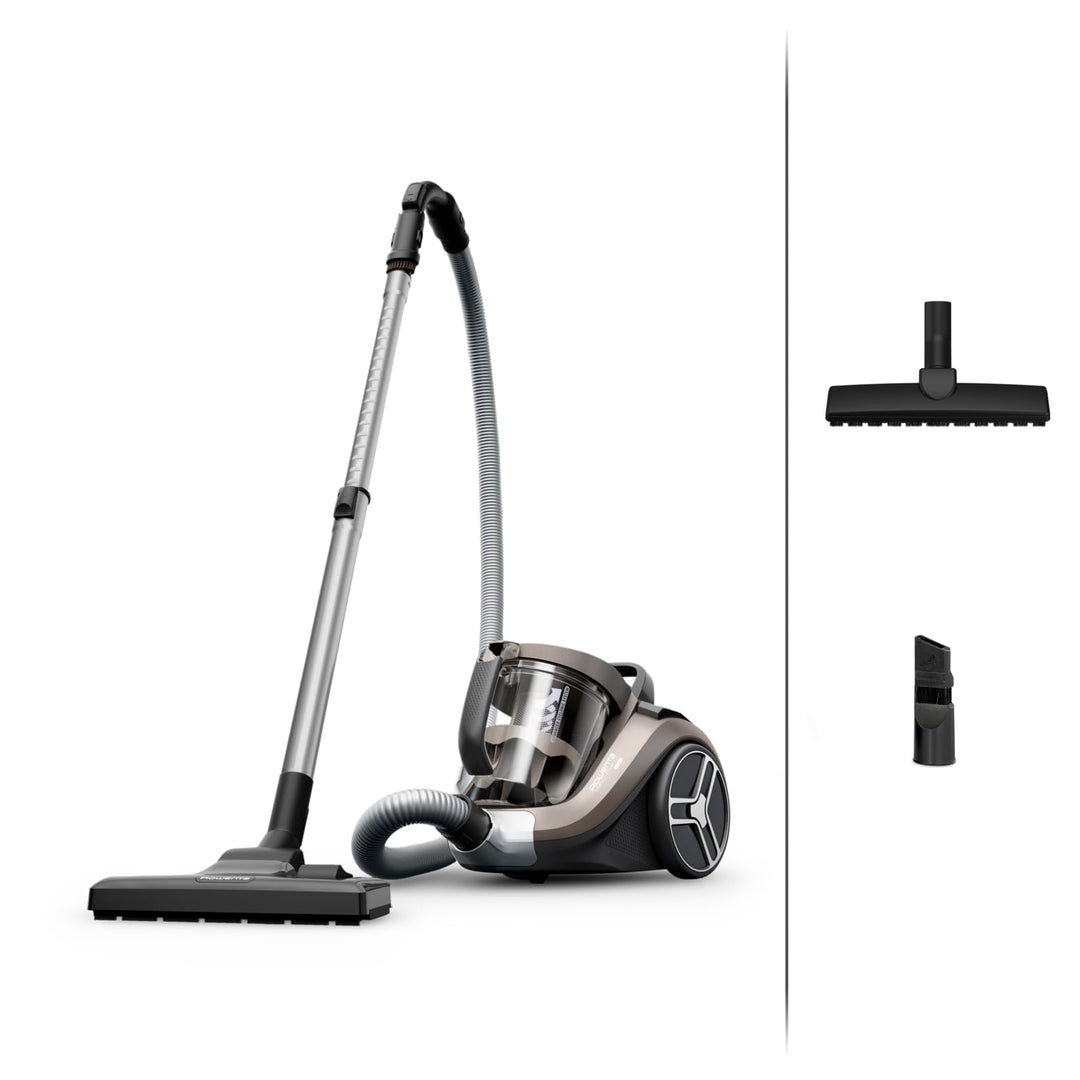 Rowenta RO4B30 Compact Power XXL Parkett beutelloser Bodenstaubsauger | 900 Watt | 3-stufiges Filter