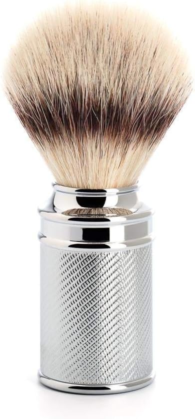 MÜHLE Traditional Rasierset - handgefertigter Rasierpinsel mit Silvertip Fibre, Rasierhobel mit gesc